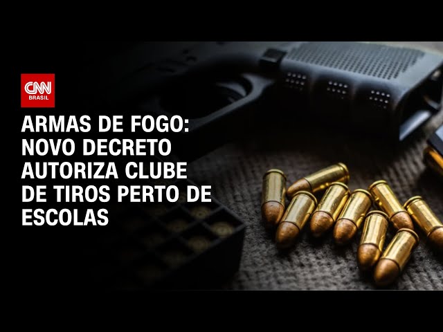 ⁣Armas de fogo: Novo decreto autoriza clube de tiros perto de escolas | CNN PRIME TIME