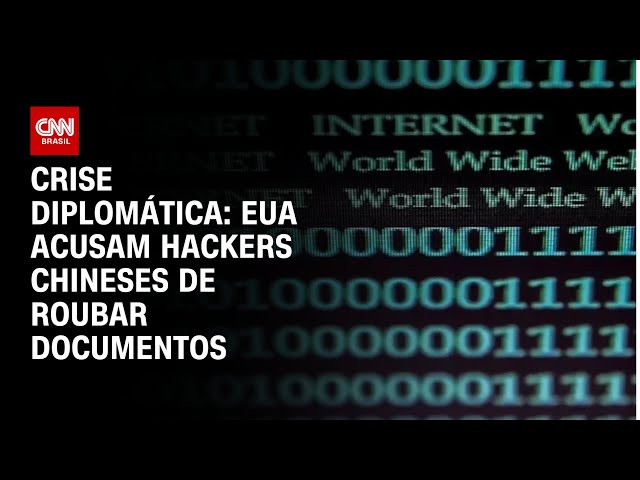 ⁣Crise diplomática: EUA acusam hackers chineses de roubar documentos | CNN PRIME TIME