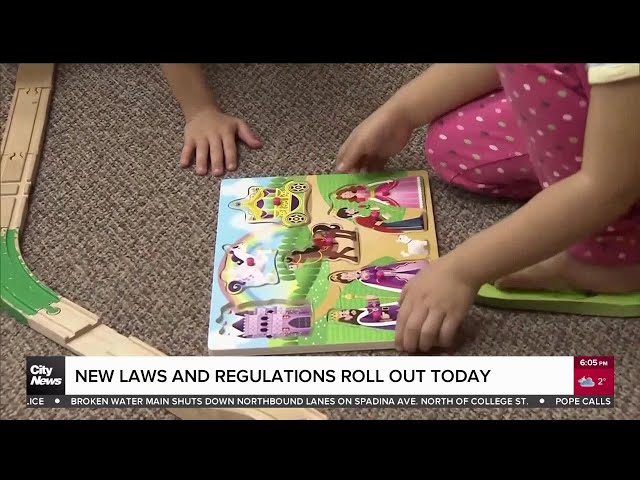 ⁣New laws and rules in Ontario starting Jan. 1