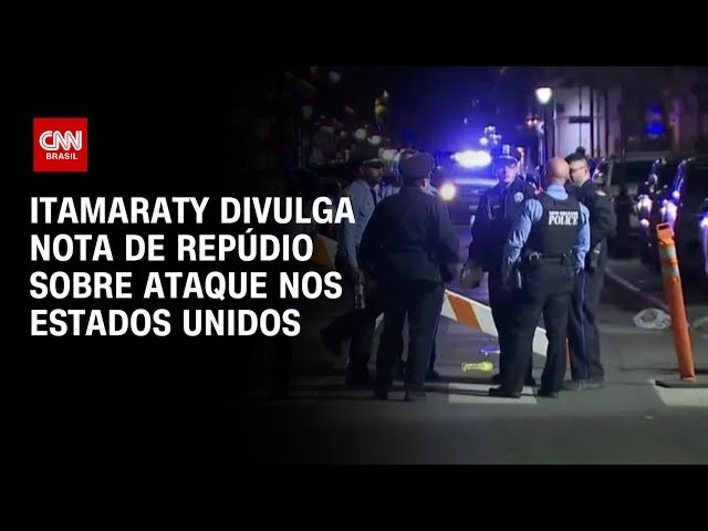 ⁣Itamaraty divulga nota de repúdio sobre ataque nos Estados Unidos | CN