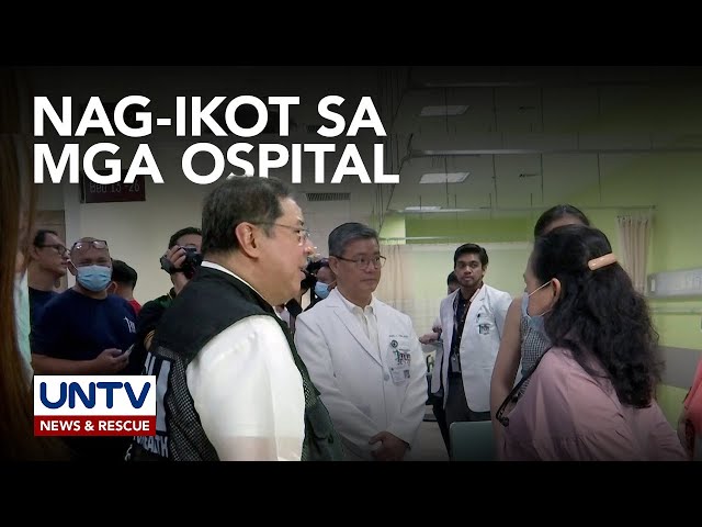 ⁣DOH, muling nag-ikot sa ilang ospital sa Maynila matapos ang holiday season