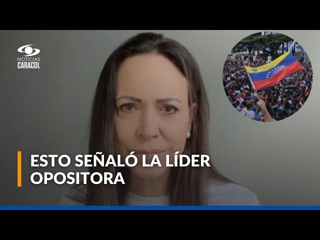 ⁣María Corina Machado convoca a manifestación: "Venezolanos, la hora ha llegado"