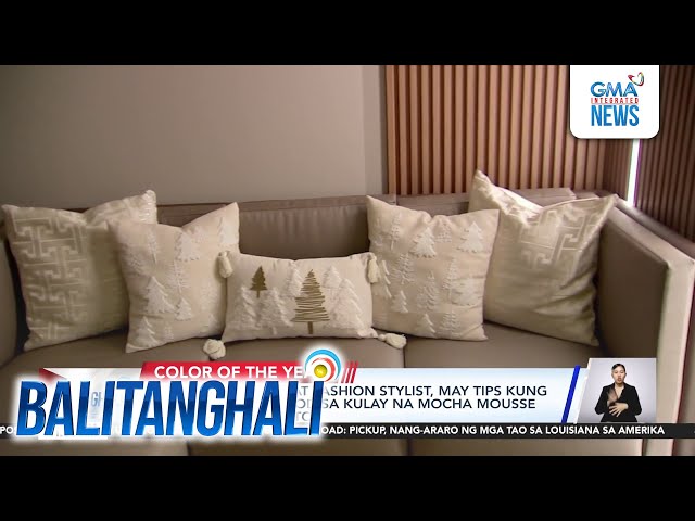 ⁣Interior designer at fashion stylist, may tips kung paano makakasunod sa kulay na... | Balitanghali