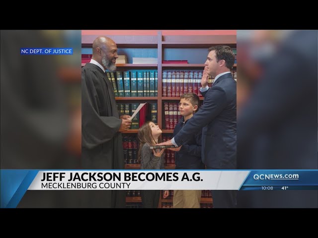 ⁣Former Congressman Jeff Jackson becomes NC's Attorney General