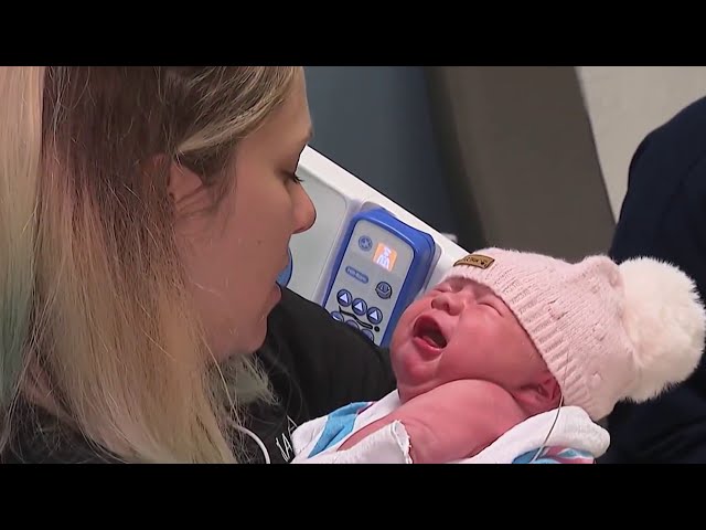 ⁣Moreno Valley hospital in Riverside County hospital welcomes 1st baby of 2025