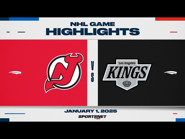 ⁣NHL Highlights | Kings vs. Devils - January 1, 2025