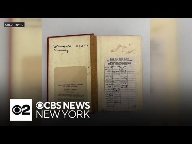 ⁣Book checked out of New York Public Library in 1952 finally returned