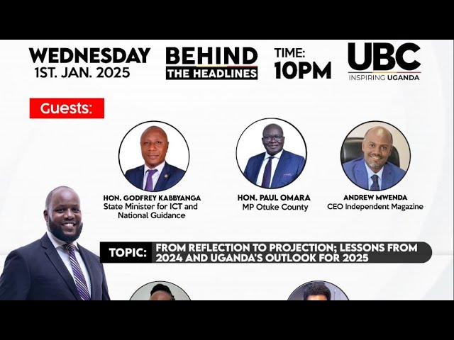 ⁣LIVE: UBC BEHIND THE HEADLINES WITH TIMOTHY NYANGWESO | JANUARY 1ST , 2025