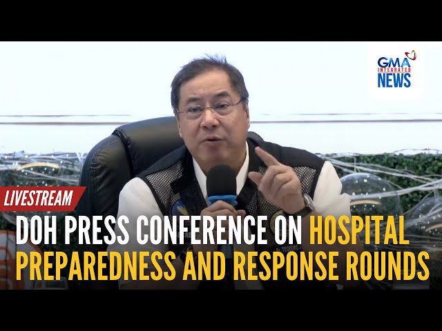 ⁣LIVE: DOH press conference on hospital preparedness and response... | GMA Integrated News - Replay