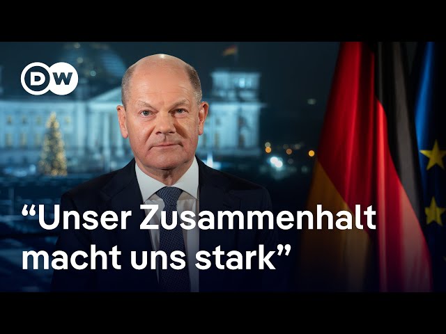 ⁣Neujahrsansprache von Bundeskanzler Olaf Scholz | DW Nachrichten