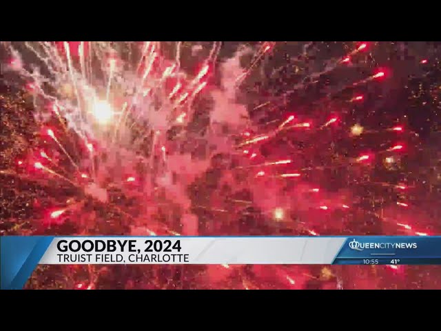 ⁣Goodbye 2024: Watch as people celebrated the New Year at Truist Field