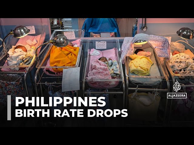 ⁣Philippines faces economic challenges from falling birth rate and aging population