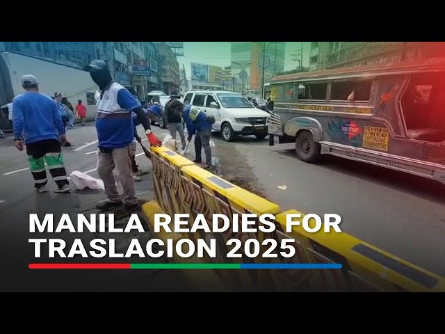 ⁣Manila readies for Traslacion 2025