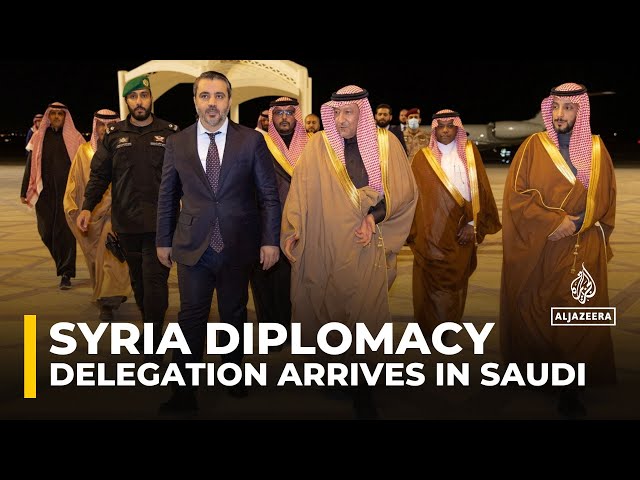 ⁣Syrian delegation arrives in Saudi Arabia: New govt seeking regional and international support