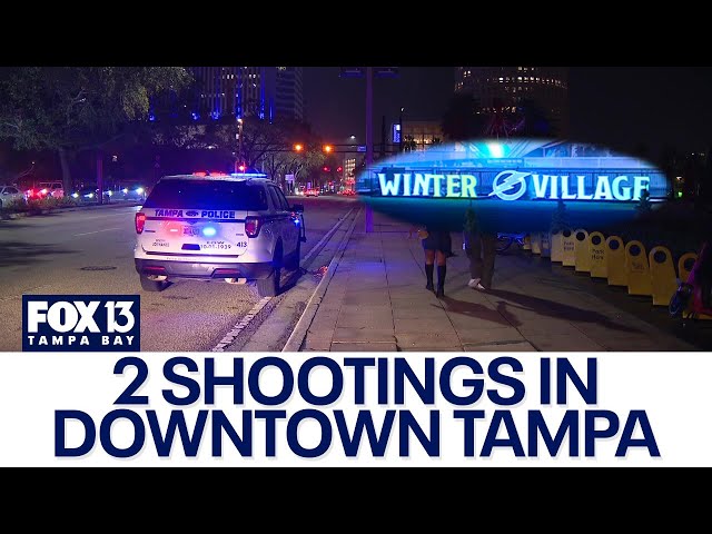 ⁣2 different shootings ring in the New Year in Downtown Tampa