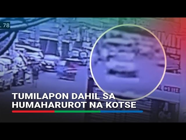 ⁣Lalaki tumilapon nang tamaan ng humaharurot na kotse sa Tondo | ABS-CBN News