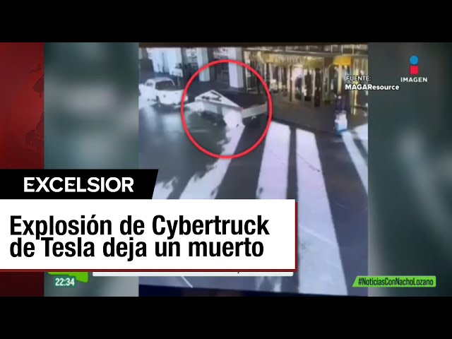 ⁣¿Explosión del Tesla Cybertruck frente a hotel de Trump: fue un atentado?