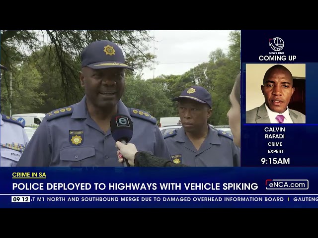 ⁣Police deployed to highways with vehicle spiking