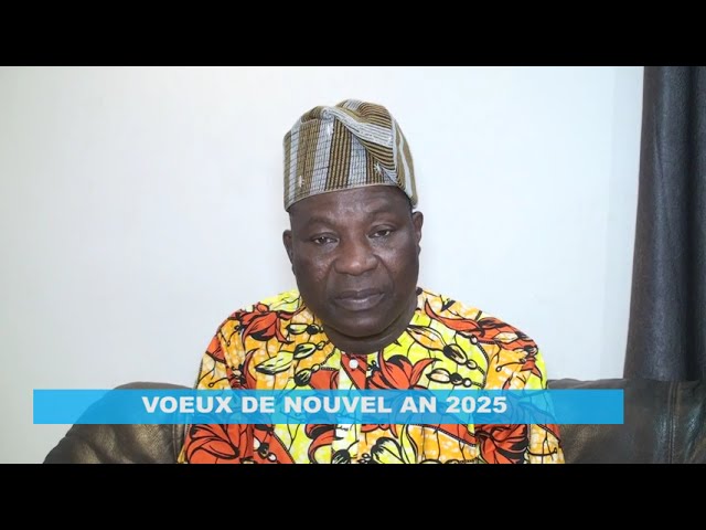 ⁣Présentation des vœux du nouvel an de l'honorable Célestin Nounagnon HOUNSOU à la Nation