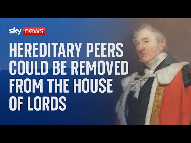 ⁣Government set to abolish House of Lords hereditary peers