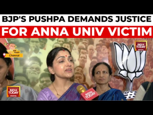 ⁣Anna University Crime Sparks Protests: BJP's Pushpa Sundar Plans Justice Yatra | India Today