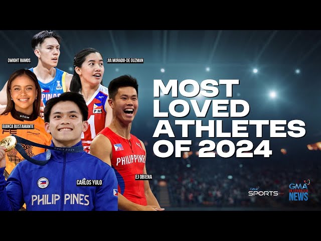 ⁣Most loved athletes of 2024 | GMA AI Sports Series