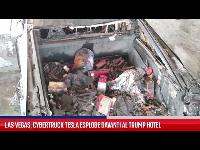 Las Vegas, Cybertruck Tesla esplode davanti al Trump Hotel