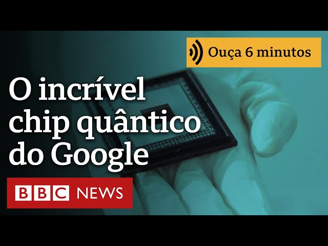 ⁣O chip quântico do Google que resolve em 5 minutos problema que hoje levaria 10 septilhões de anos