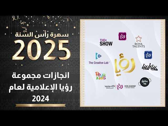 ⁣إليكم انجازات مجموعة رؤيا الإعلامية خلال عام 2024