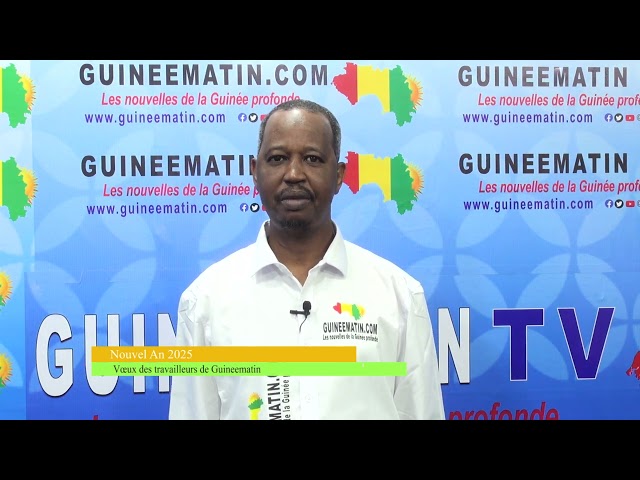 ⁣ Nouvel an 2025 : Abdallah Baldé, journaliste à Guineematin.com, vous souhaite ses meilleurs voeux