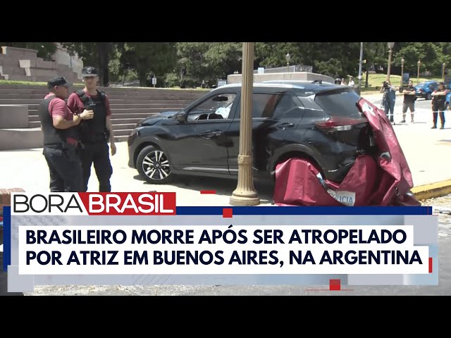 ⁣Turista brasileiro morre após ser atropelado por atriz na Argentina | Bora Brasil