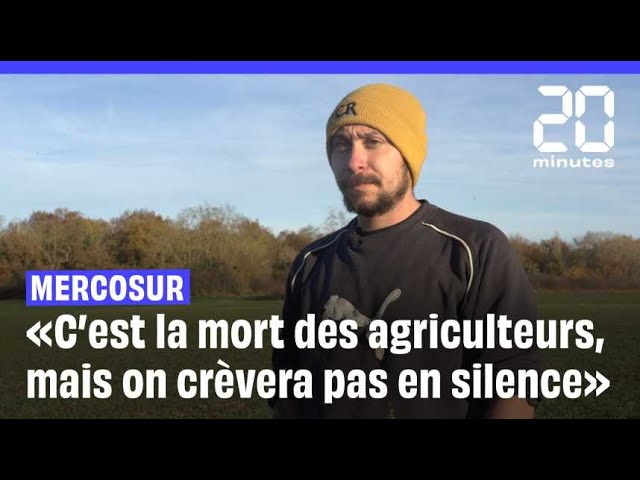 ⁣Opposé au traité du Mercosur, Kevin est agriculteur dans l'Essonne : "on crèvera pas en si