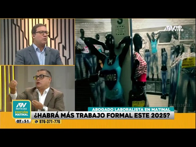 ⁣Premier Adrianzén anuncia medio millón de empleos para este 2025: ¿Habrá más trabajo formal?