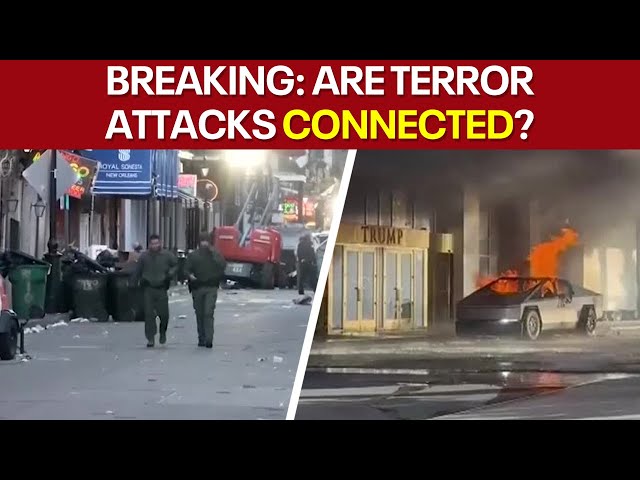 ⁣Is Las Vegas Cybertruck explosion connected to NOLA terror attack?