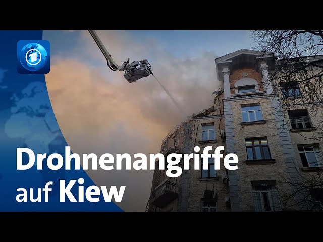 ⁣Krieg gegen die Ukraine: Erneut Drohnen- und Raketenangriffe