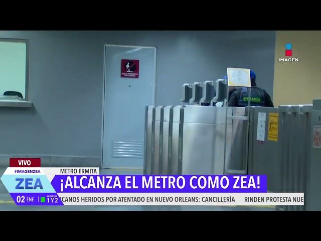 ⁣Metro CDMX: Así el panorama esta mañana en la estación Ermita | Noticias con Francisco Zea