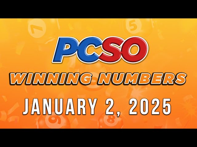 ⁣P18M Jackpot Super Lotto 6/49, 2D, 3D, 6D, and Lotto 6/42 | January 2, 2025