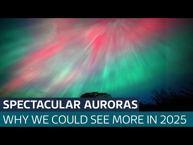 ⁣Why we could see more spectacular auroras in 2025 | ITV News