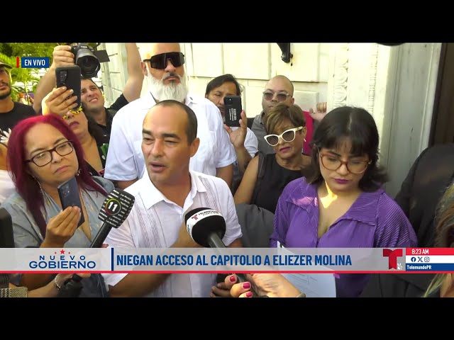 ⁣Niegan acceso al Capitolio a Eliezer Molina