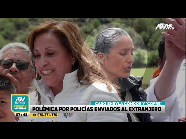 ⁣Dina Boluarte: Polémica por policías enviados al extranjero pese a estar investigados