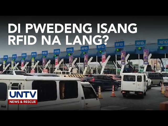 ⁣Isang RFID account, hindi pa rin maipatutupad sa SLEX at NLEX—TRB