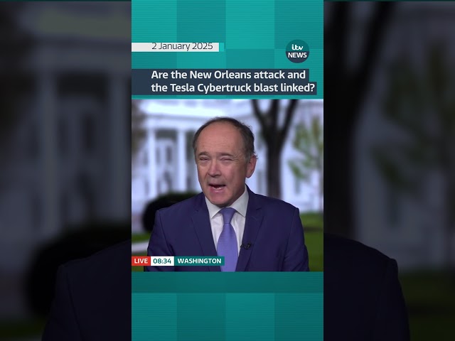 ⁣What we know about the potential links between New Orleans and Tesla blast #shorts  #itvnews