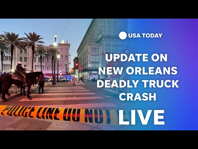 ⁣Watch live: Update on deadly truck crash in New Orleans