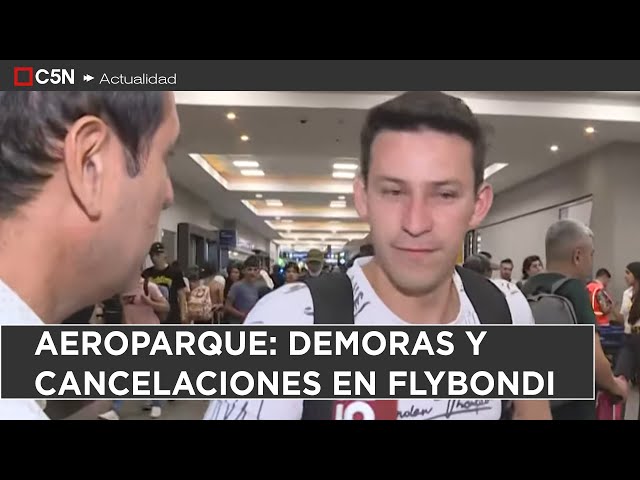 ⁣AEROPARQUE: DEMORAS y CANCELACIONES en FLYBONDI