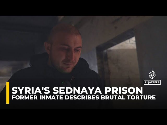 ⁣Former inmate describes brutal torture in Syria's Sednaya prison