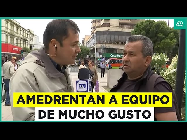 ⁣Amedrentan a equipo de Mucho Gusto: Ambulantes se toman sector cercano al Congreso