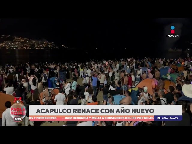 ⁣Miles de turistas llegaron a Acapulco para despedir el 2024 | DPC con Paola Rojas