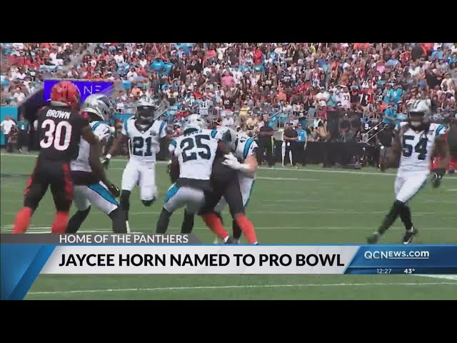 ⁣Panthers star cornerback Jaycee Horn selected to first Pro Bowl