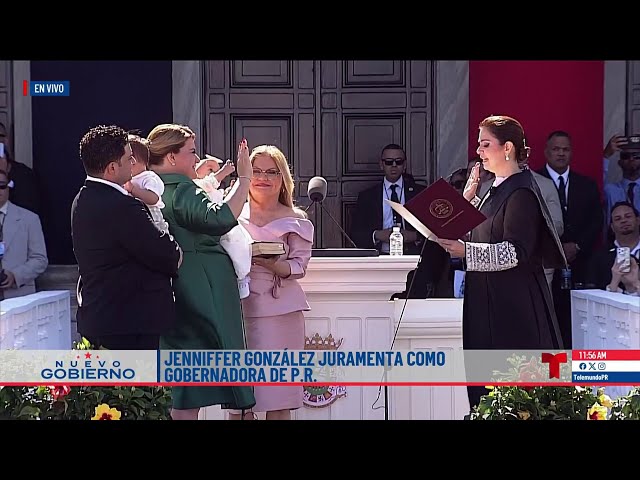 ⁣Jenniffer González juramenta como gobernadora