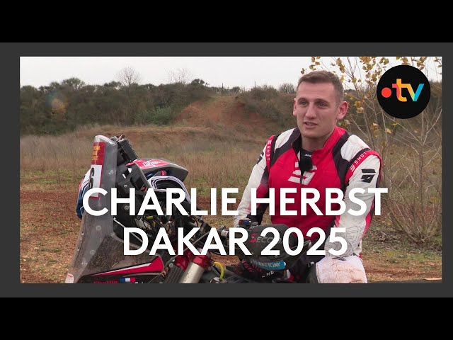 ⁣Dakar moto 2025 : préparation de Charlie Herbst